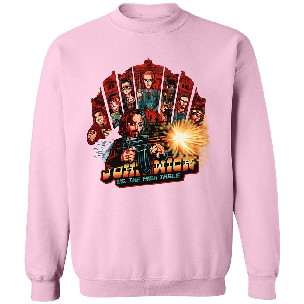 Classic Unisex Sweatshirt - B4N3WECA - Light Pink - 3