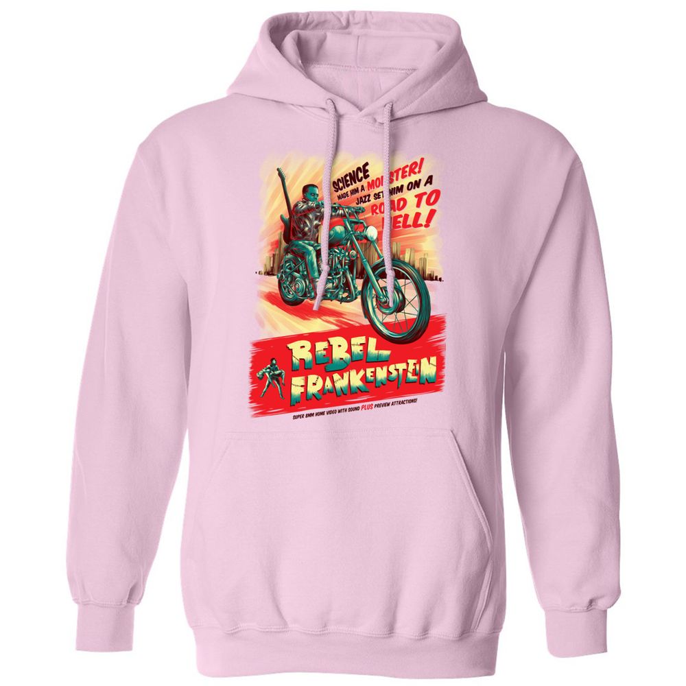 Classic Unisex Hoodie - LV45B3MR - Light Pink - 3