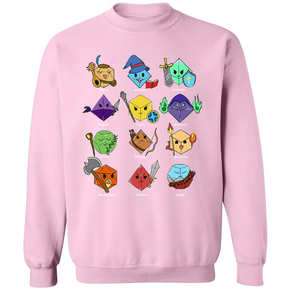 Classic Unisex Sweatshirt - LTE383A8 - Light Pink - 3