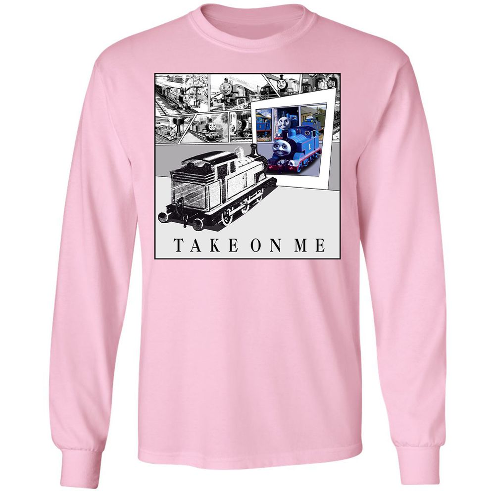Long Sleeve T-Shirt - 7QH2LYBP - Light Pink - 3