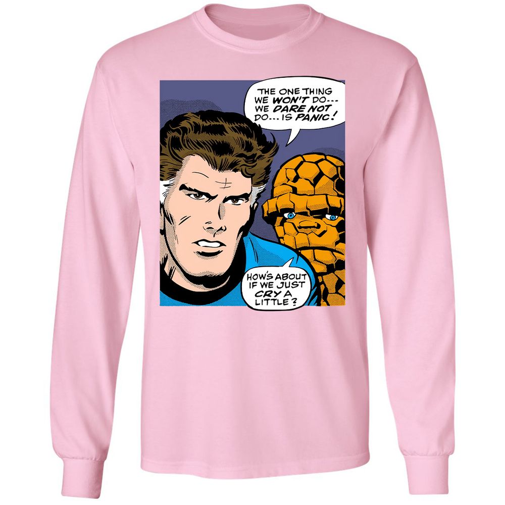 Long Sleeve T-Shirt - G1FV5QY9 - Light Pink - 3