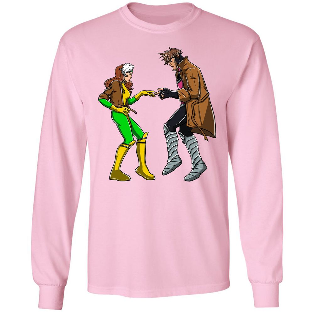 Long Sleeve T-Shirt - SDQ8CXQ4 - Light Pink - 3