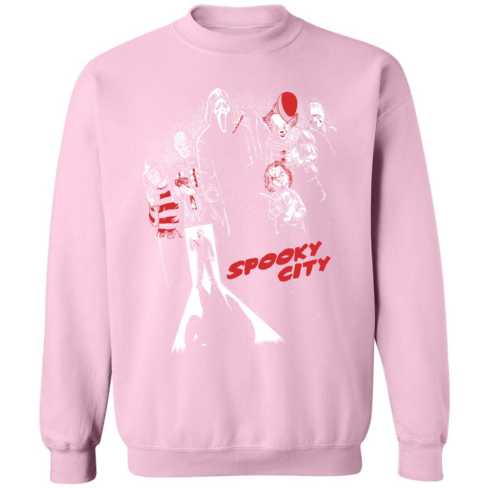 Classic Unisex Sweatshirt - HVG5UZZG - Light Pink - 3