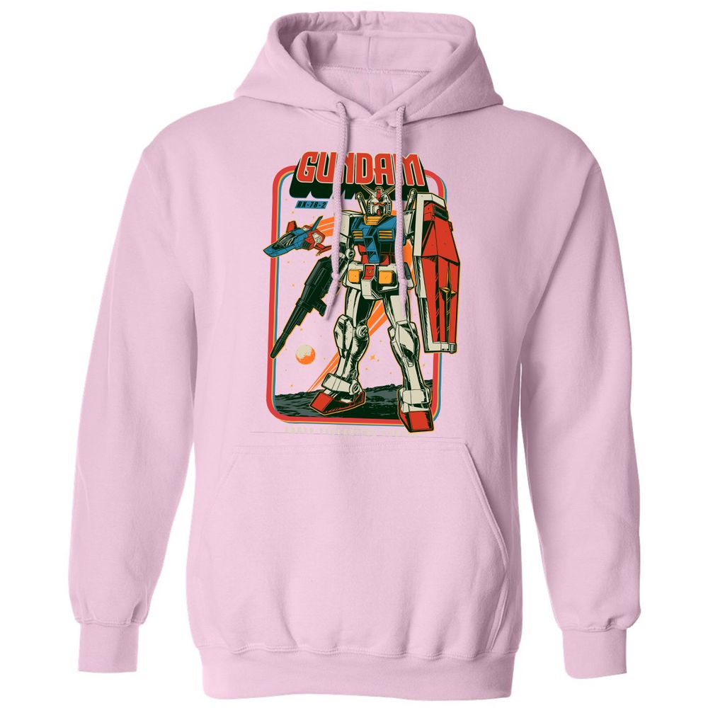 Classic Unisex Hoodie - LXW76KWU - Light Pink - 3