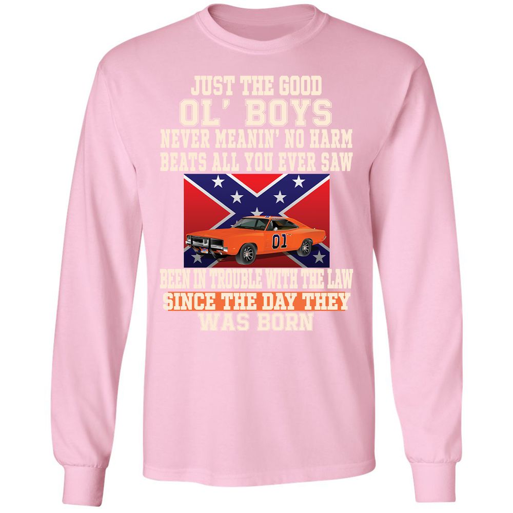 Long Sleeve T-Shirt - CTJQDAXR - Light Pink - 3