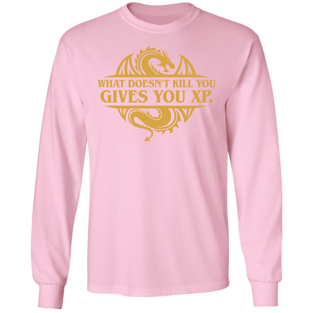 Long Sleeve T-Shirt - U6WVCS9F - Light Pink - 3