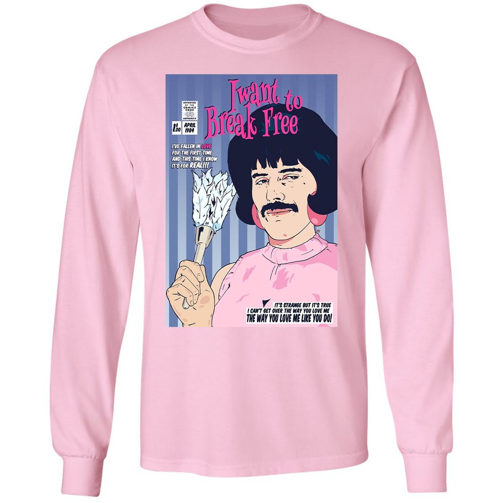 Long Sleeve T-Shirt - W4QMWAU3 - Light Pink - 3