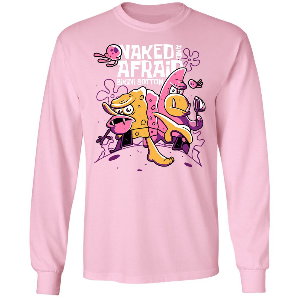 Long Sleeve T-Shirt - M2E8XS5R - Light Pink - 3
