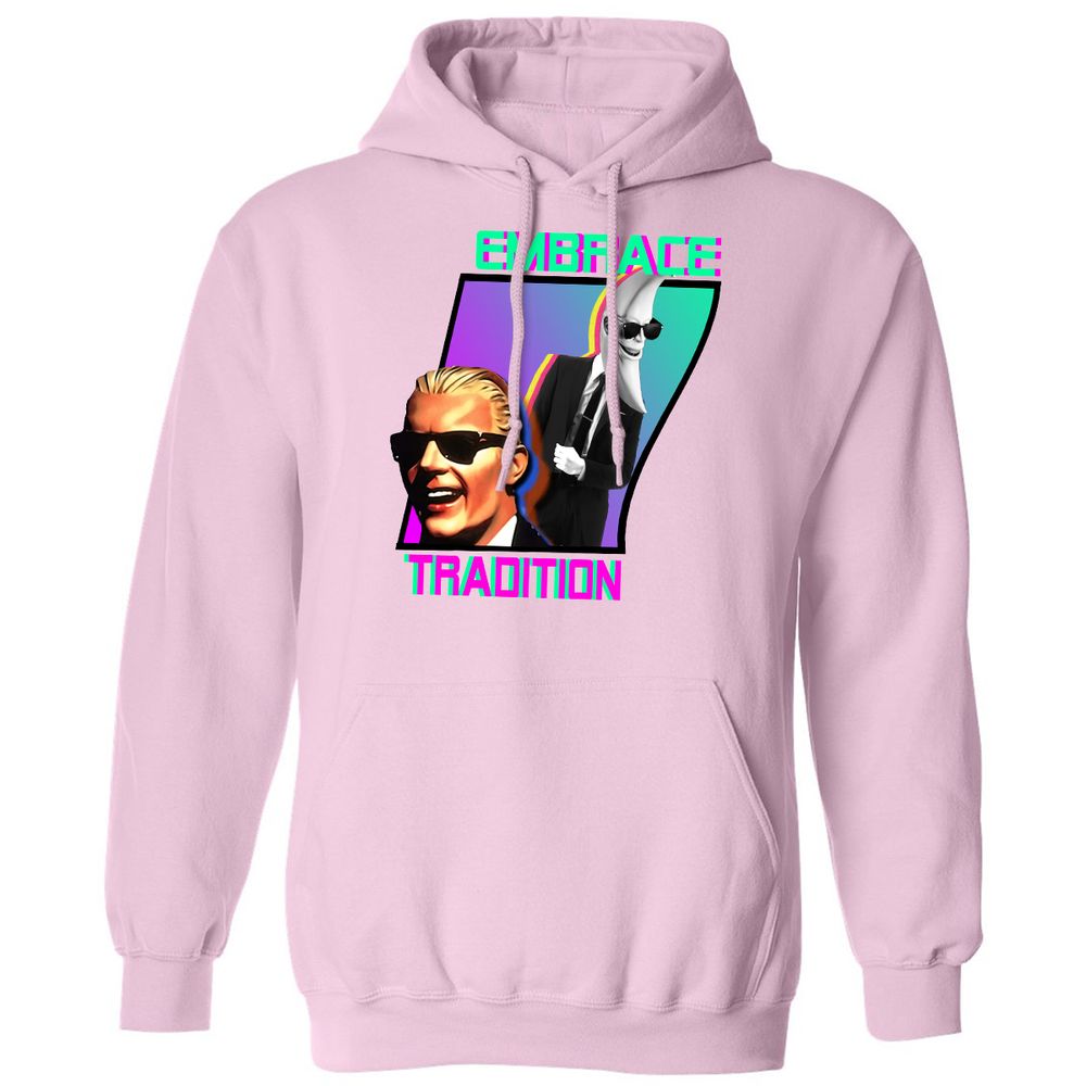 Classic Unisex Hoodie - UM231A69 - Light Pink - 3