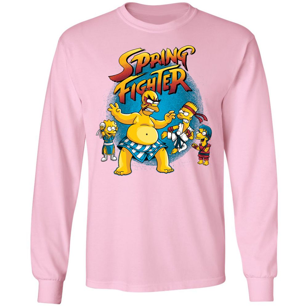 Long Sleeve T-Shirt - LXHBHMV4 - Light Pink - 3