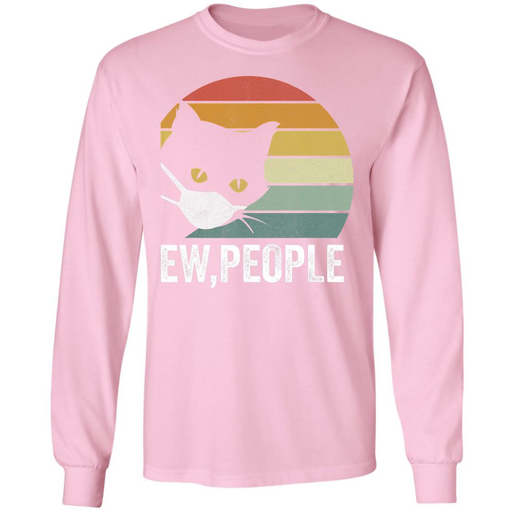 Long Sleeve T-Shirt - NQZV5AXT - Light Pink - 3