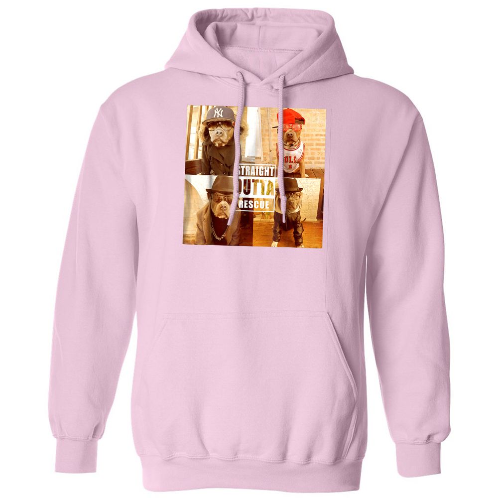 Classic Unisex Hoodie - WT3L8XEW - Light Pink - 3