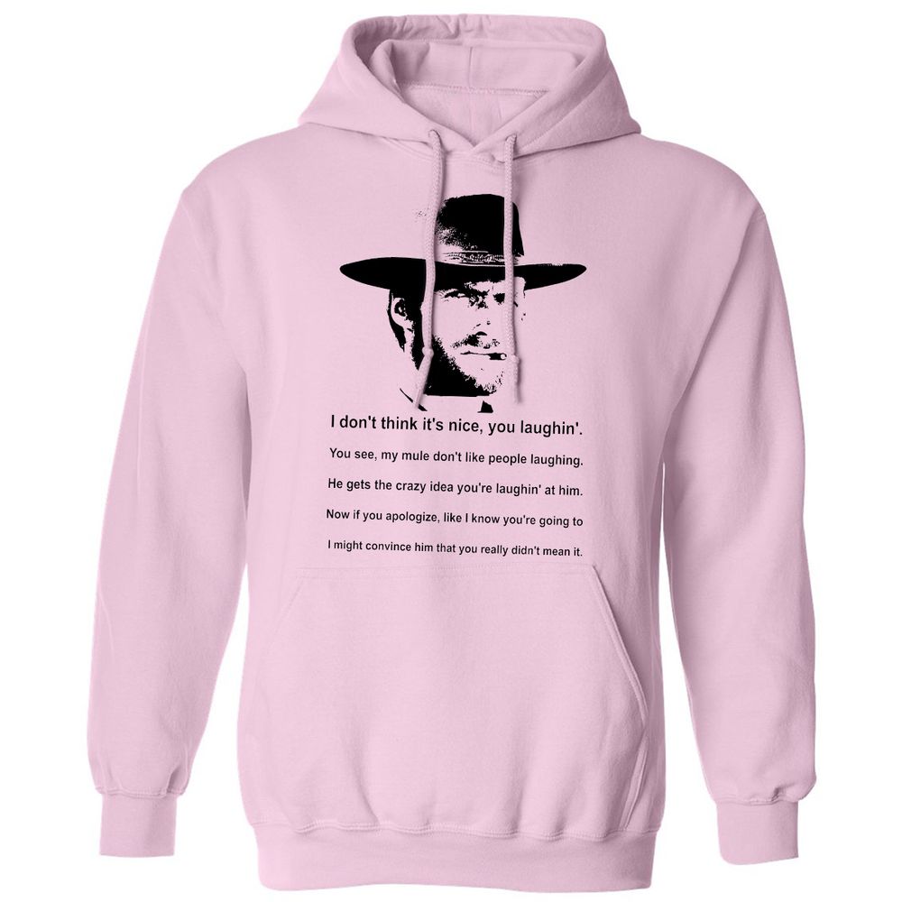 Clint Eastwood Mule Quote - Light Pink - 3