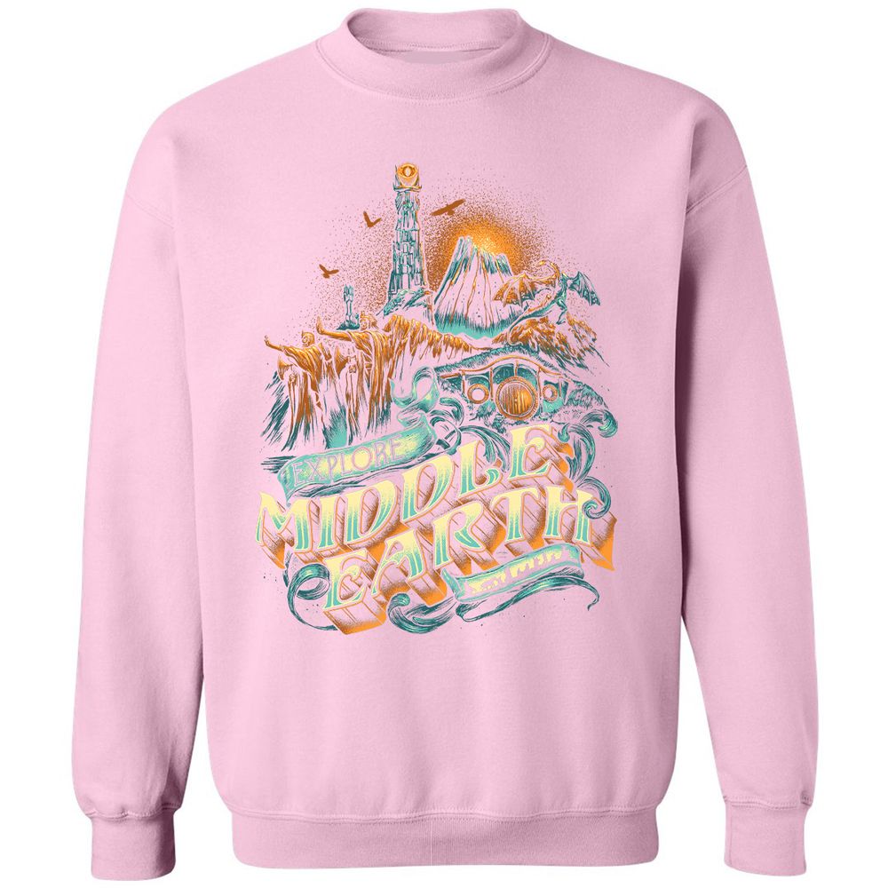 Classic Unisex Sweatshirt - KTCUDV19 - Light Pink - 3