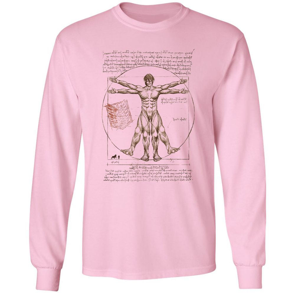 Long Sleeve T-Shirt - KFMUD5YX - Light Pink - 3