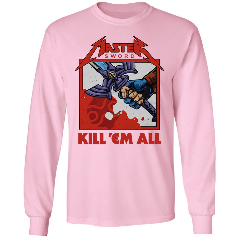 Long Sleeve T-Shirt - ABVFSN4Y - Light Pink - 3