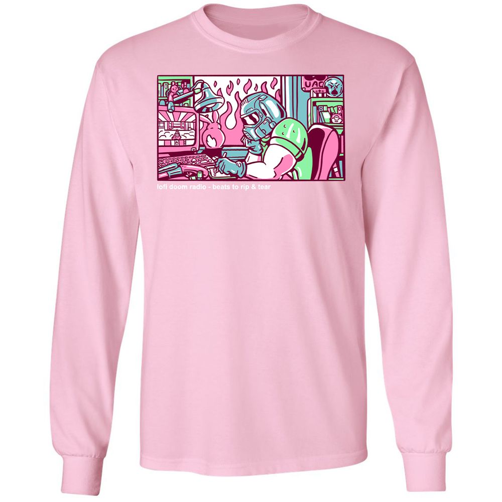 Long Sleeve T-Shirt - 1S1GKGJ8 - Light Pink - 3