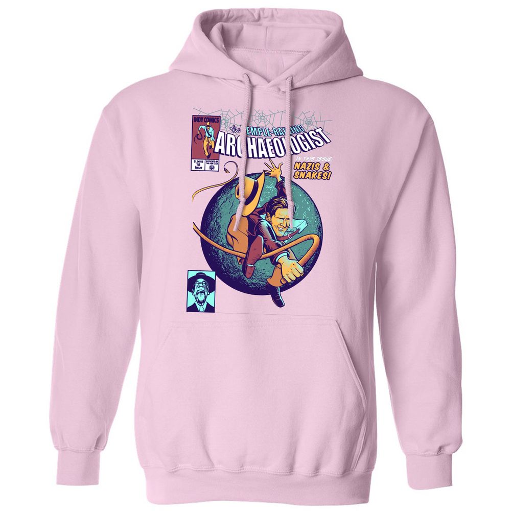 Classic Unisex Hoodie - 1X4ZZSJ1 - Light Pink - 3