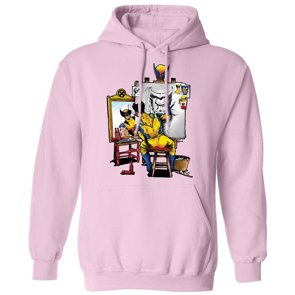 Classic Unisex Hoodie - 2Q436JVQ - Light Pink - 3