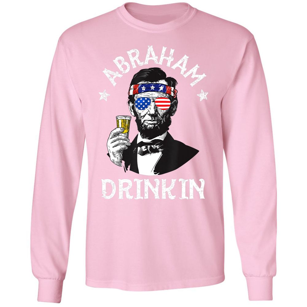 Long Sleeve T-Shirt - EX6DJVJK - Light Pink - 3