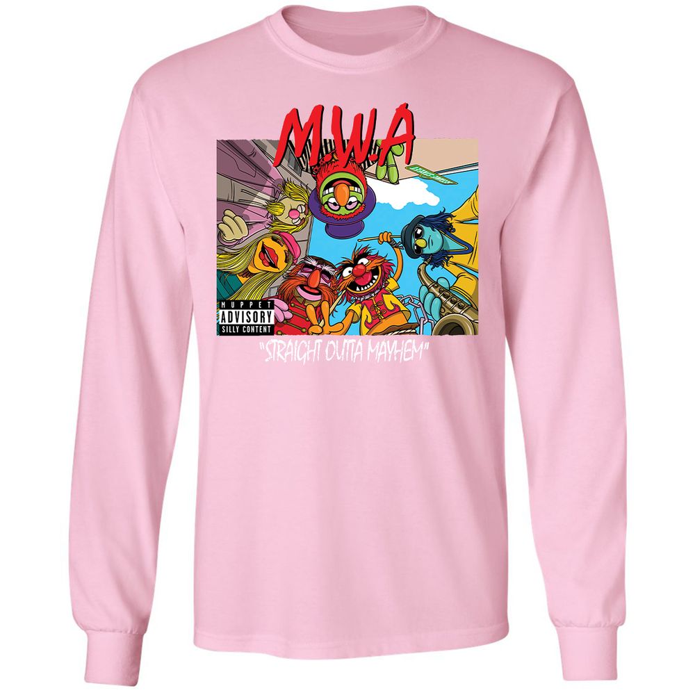Long Sleeve T-Shirt - AV4PPJCY - Light Pink - 3