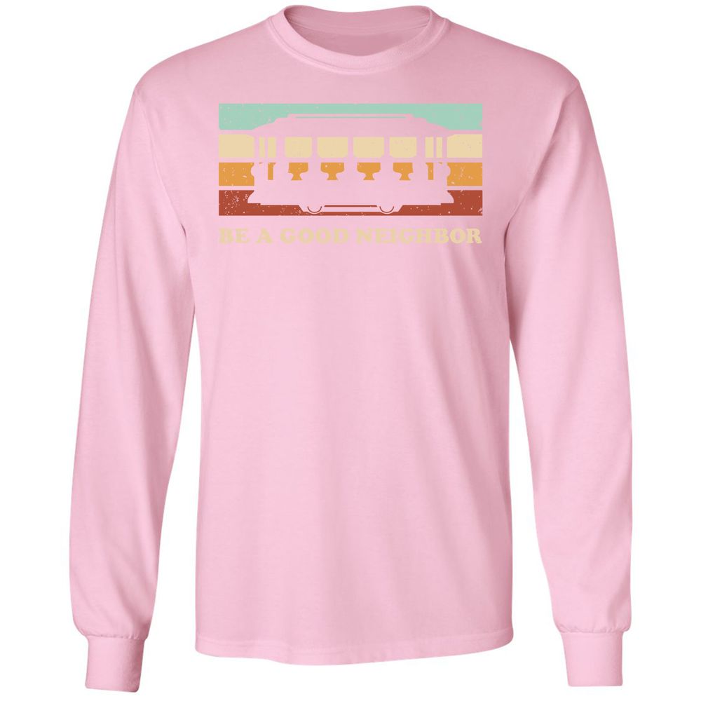 Long Sleeve T-Shirt - 7TWM6V98 - Light Pink - 3