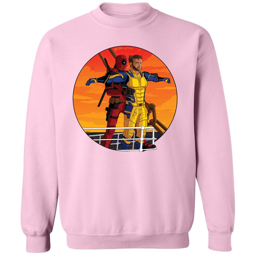 Classic Unisex Sweatshirt - DC9D2MUP - Light Pink - 3