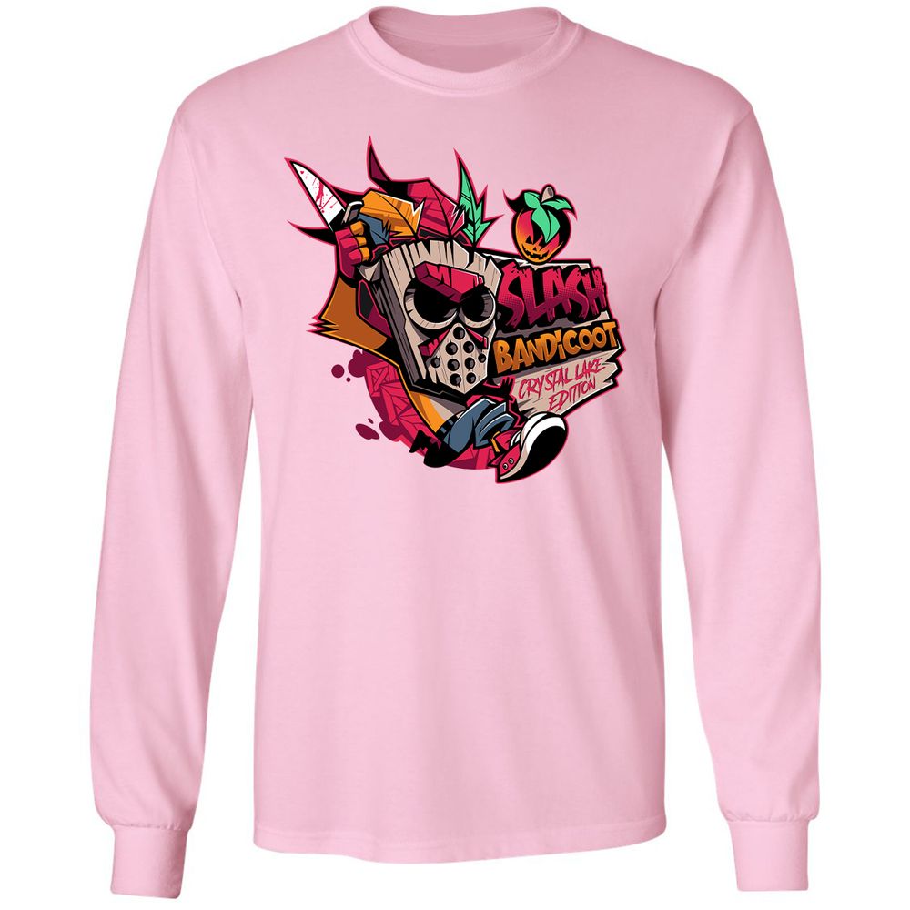 Long Sleeve T-Shirt - FLMZM9L1 - Light Pink - 3