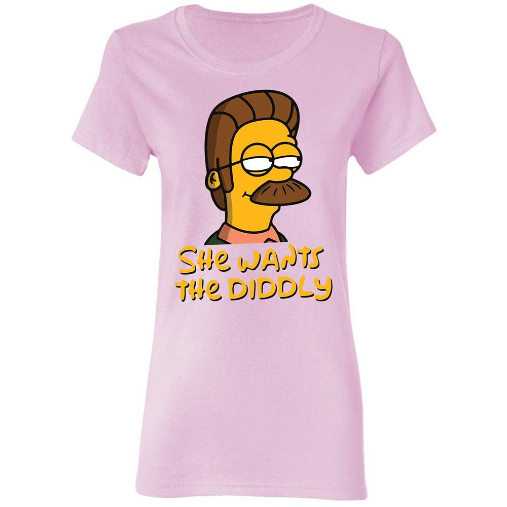 She Wants The Diddly - Light Pink - 3