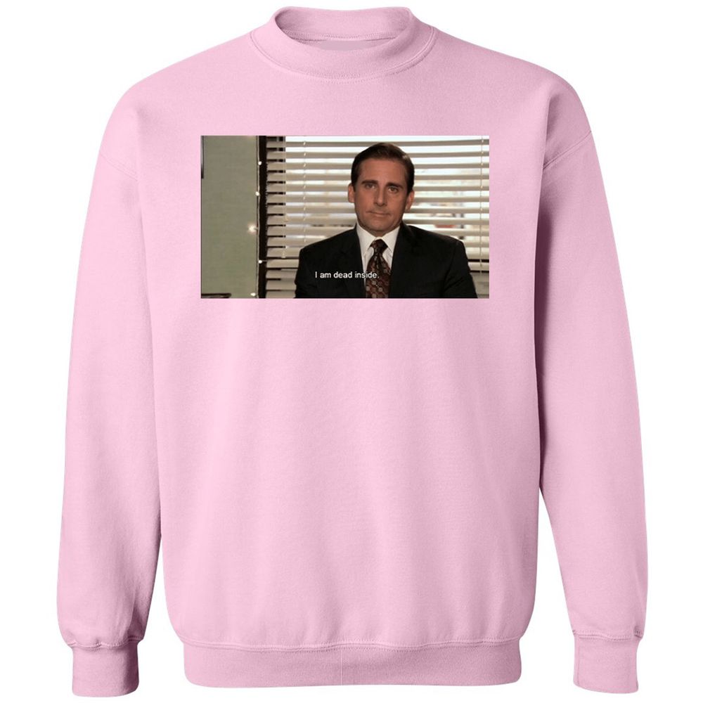 Classic Unisex Sweatshirt - QHM97YT7 - Light Pink - 3
