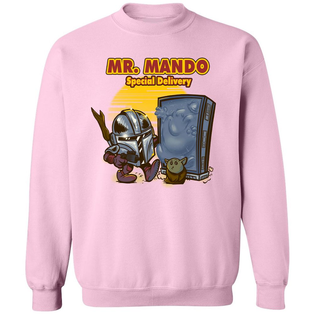 Classic Unisex Sweatshirt - UM8WQPSK - Light Pink - 3