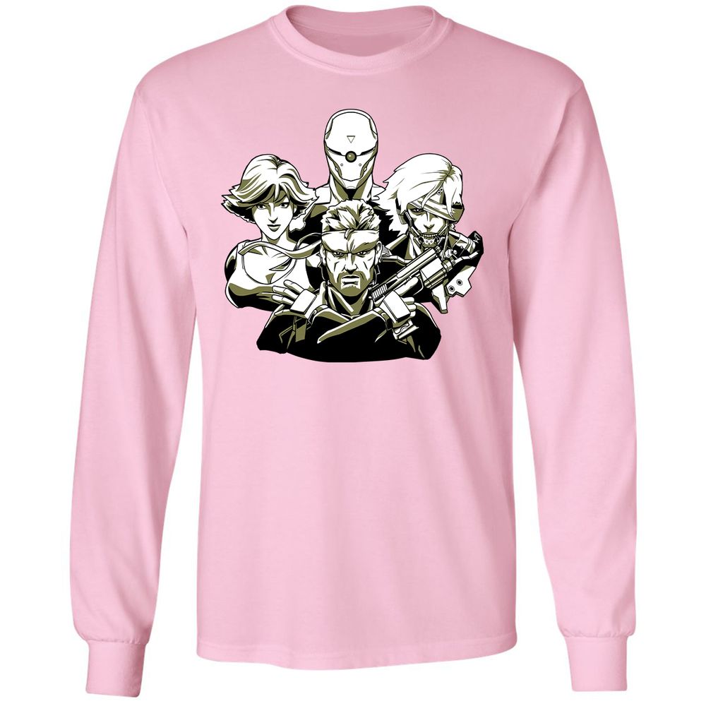 Long Sleeve T-Shirt - GJ8EC445 - Light Pink - 3