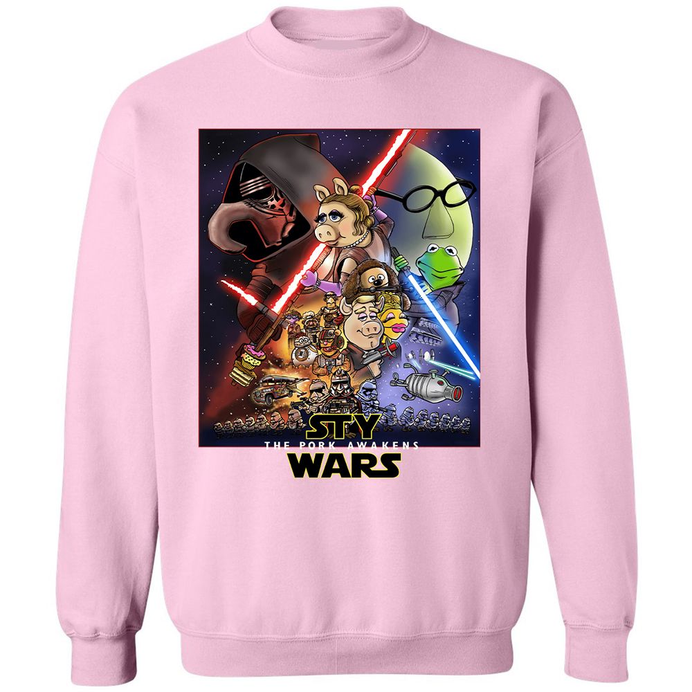 Classic Unisex Sweatshirt - UNQ9U3K5 - Light Pink - 3