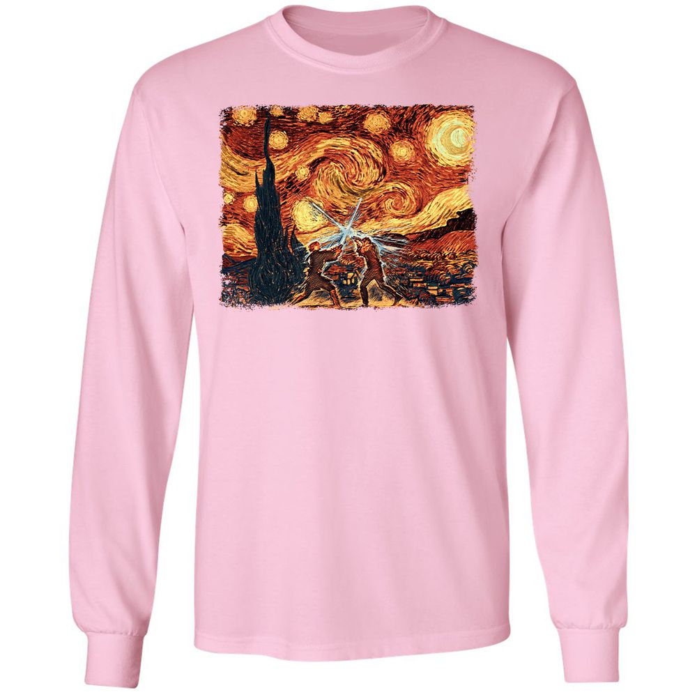 Long Sleeve T-Shirt - AEUY4QYJ - Light Pink - 3