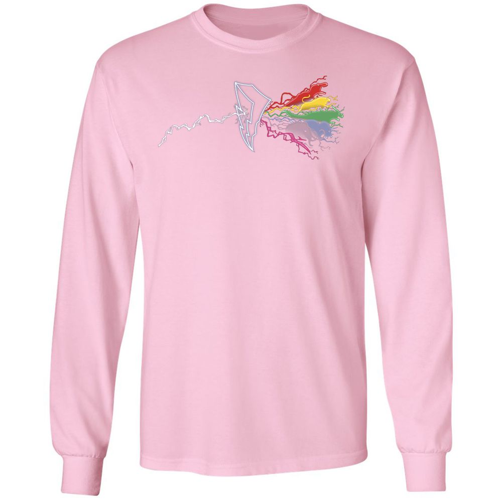 Long Sleeve T-Shirt - 2CVZQHXE - Light Pink - 3