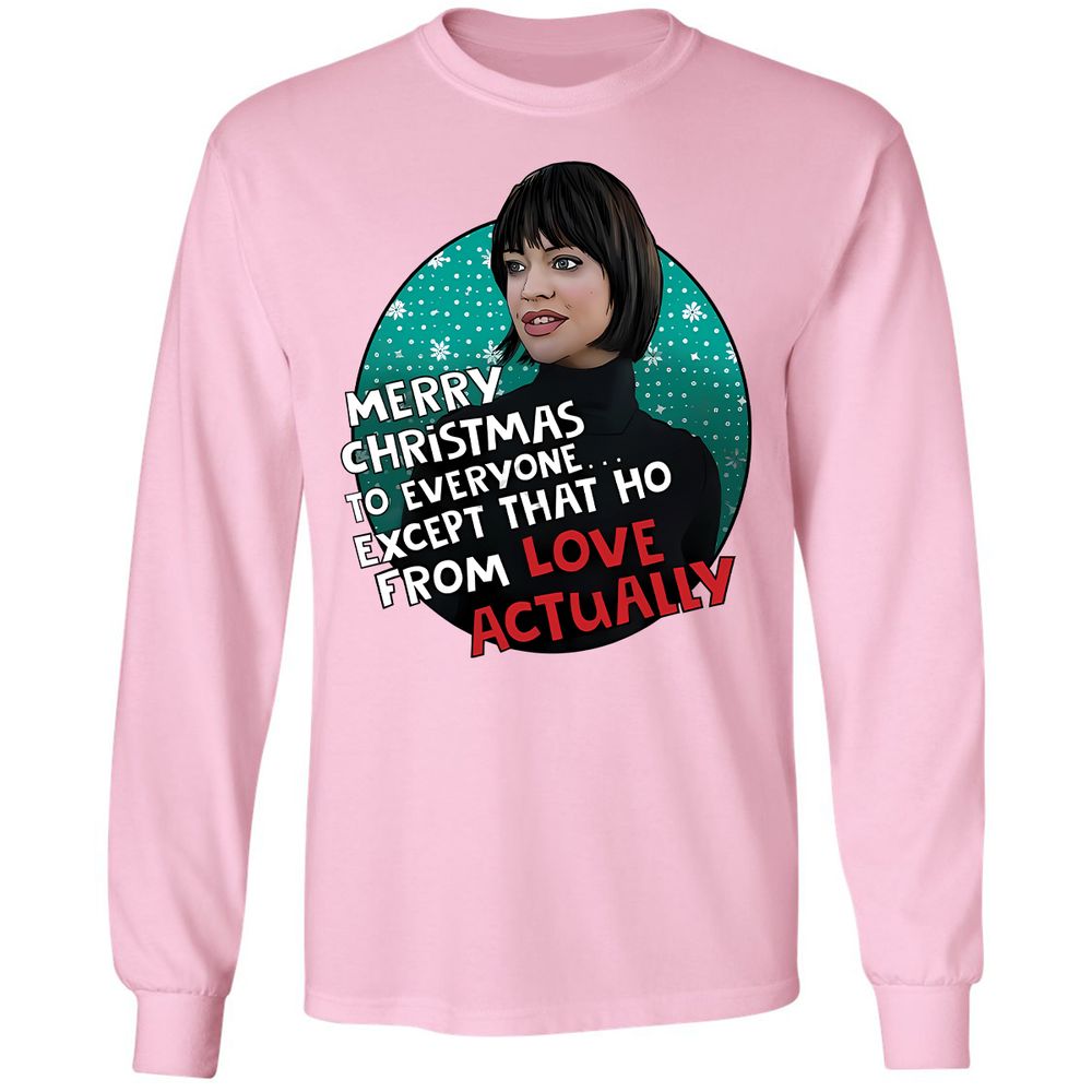 Long Sleeve T-Shirt - HELS7BWP - Light Pink - 3