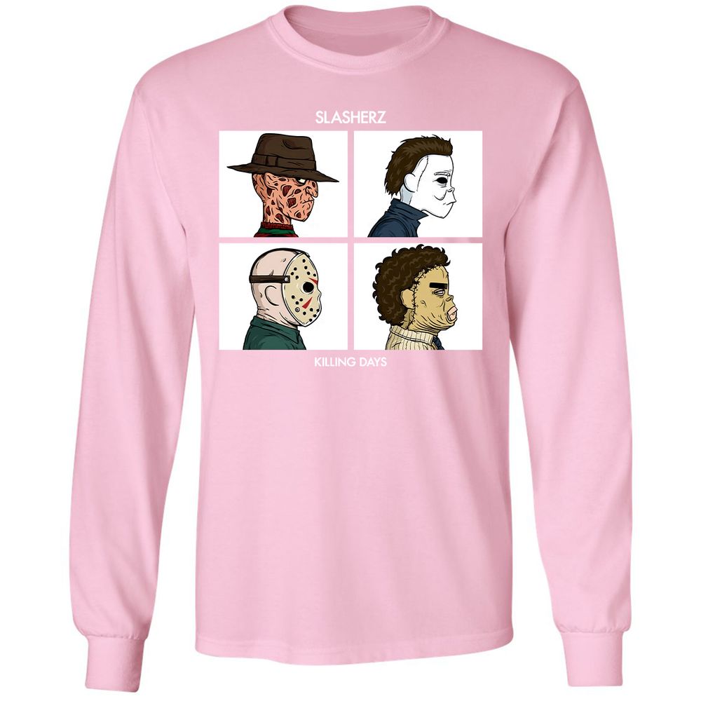 Long Sleeve T-Shirt - W7QWTZL2 - Light Pink - 3