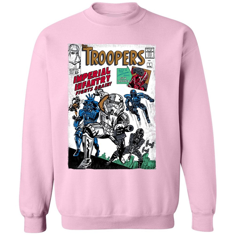 Classic Unisex Sweatshirt - SZ5CHWJ2 - Light Pink - 3