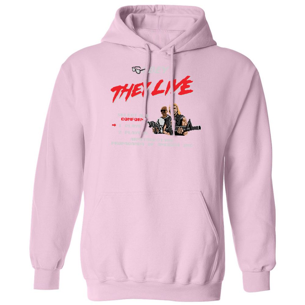 Classic Unisex Hoodie - 2M5YXUXQ - Light Pink - 3