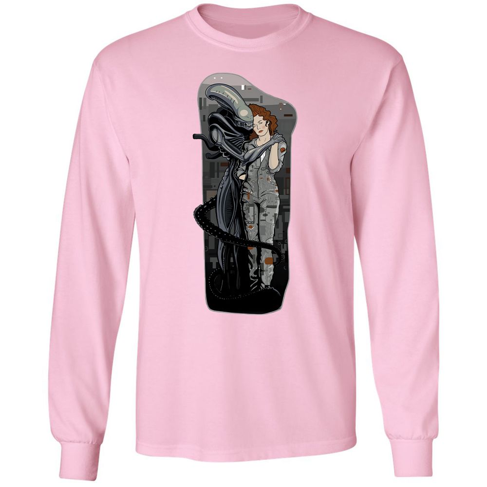 Long Sleeve T-Shirt - BSTDP7CD - Light Pink - 3