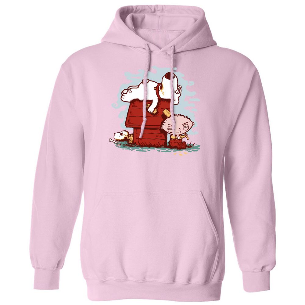Classic Unisex Hoodie - NUXF3FZN - Light Pink - 3