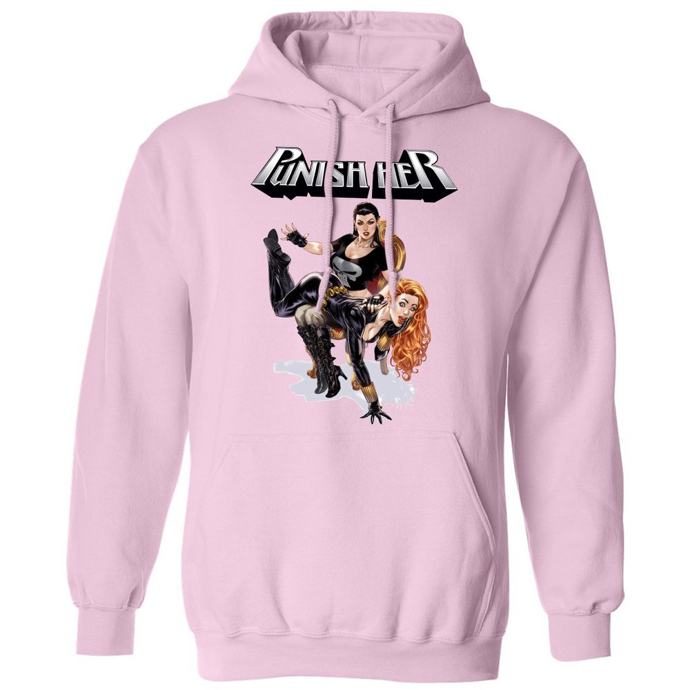 Classic Unisex Hoodie - 6MBGC89Z - Light Pink - 3