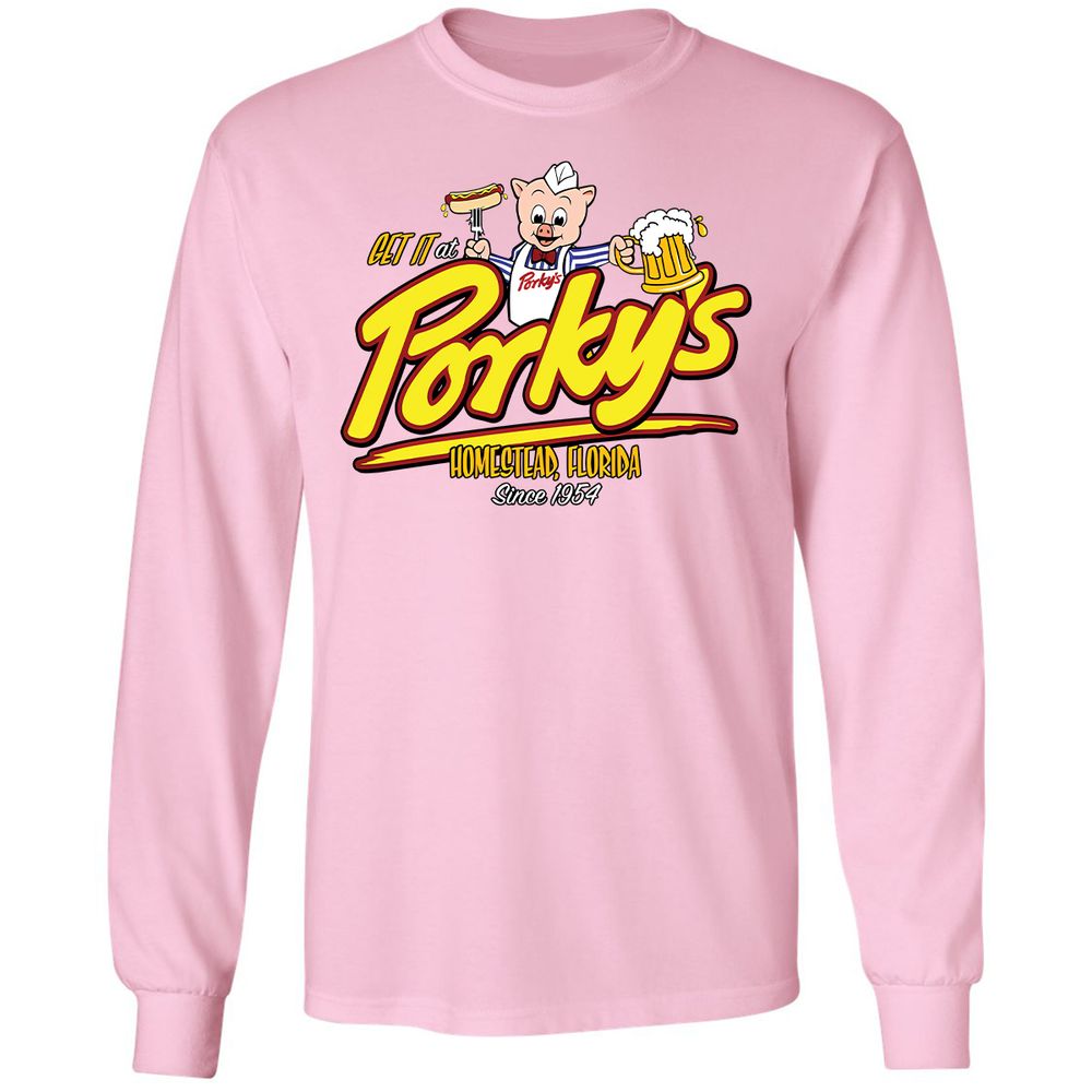 Long Sleeve T-Shirt - QK9VT9PY - Light Pink - 3
