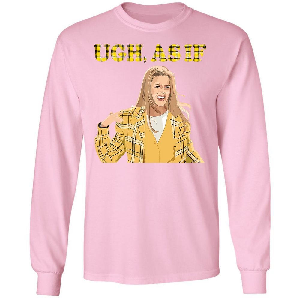 Long Sleeve T-Shirt - WCR9BQQ7 - Light Pink - 3