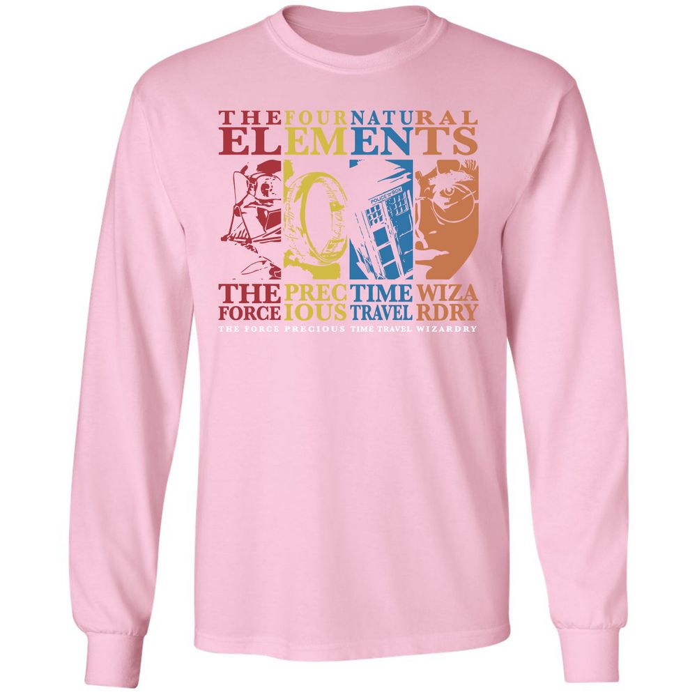 Long Sleeve T-Shirt - AQM21Y8D - Light Pink - 3