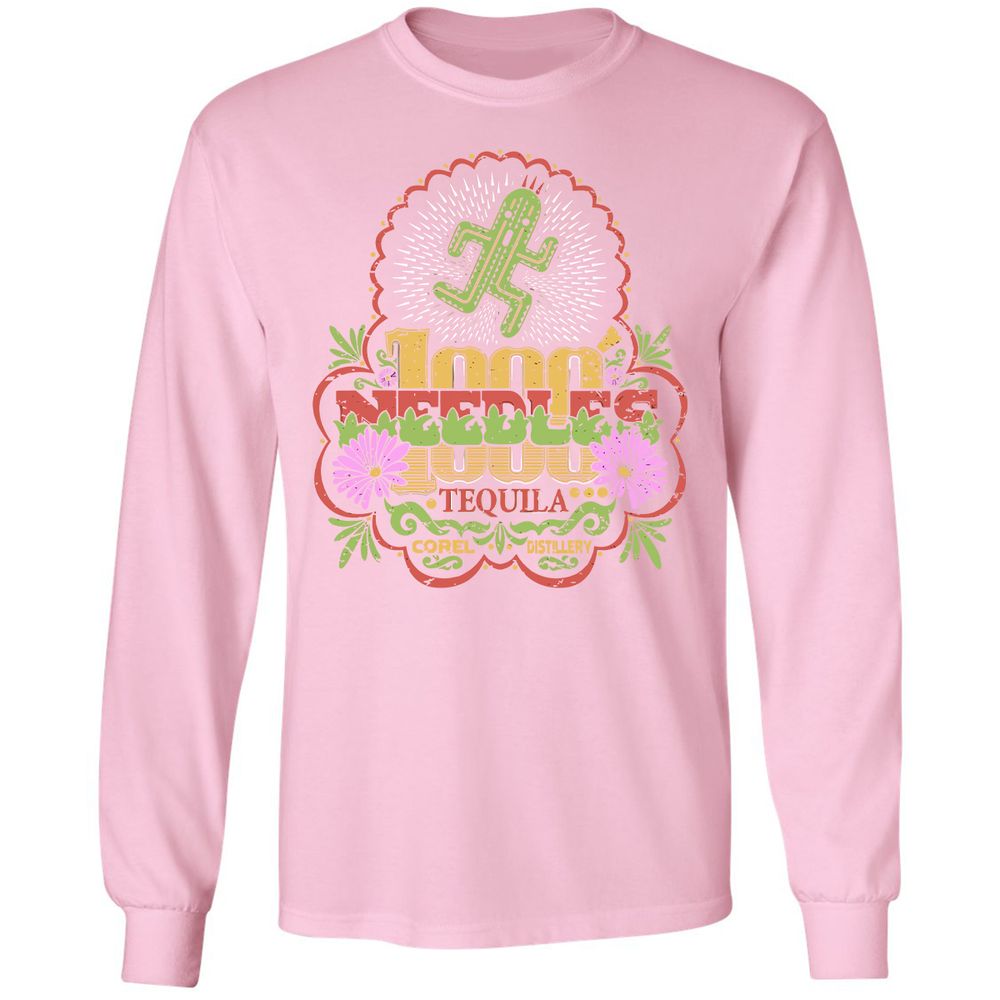 Long Sleeve T-Shirt - J9VZENGM - Light Pink - 3