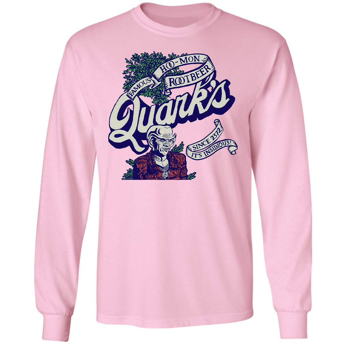 Long Sleeve T-Shirt - XU1QG7ZF - Light Pink - 3