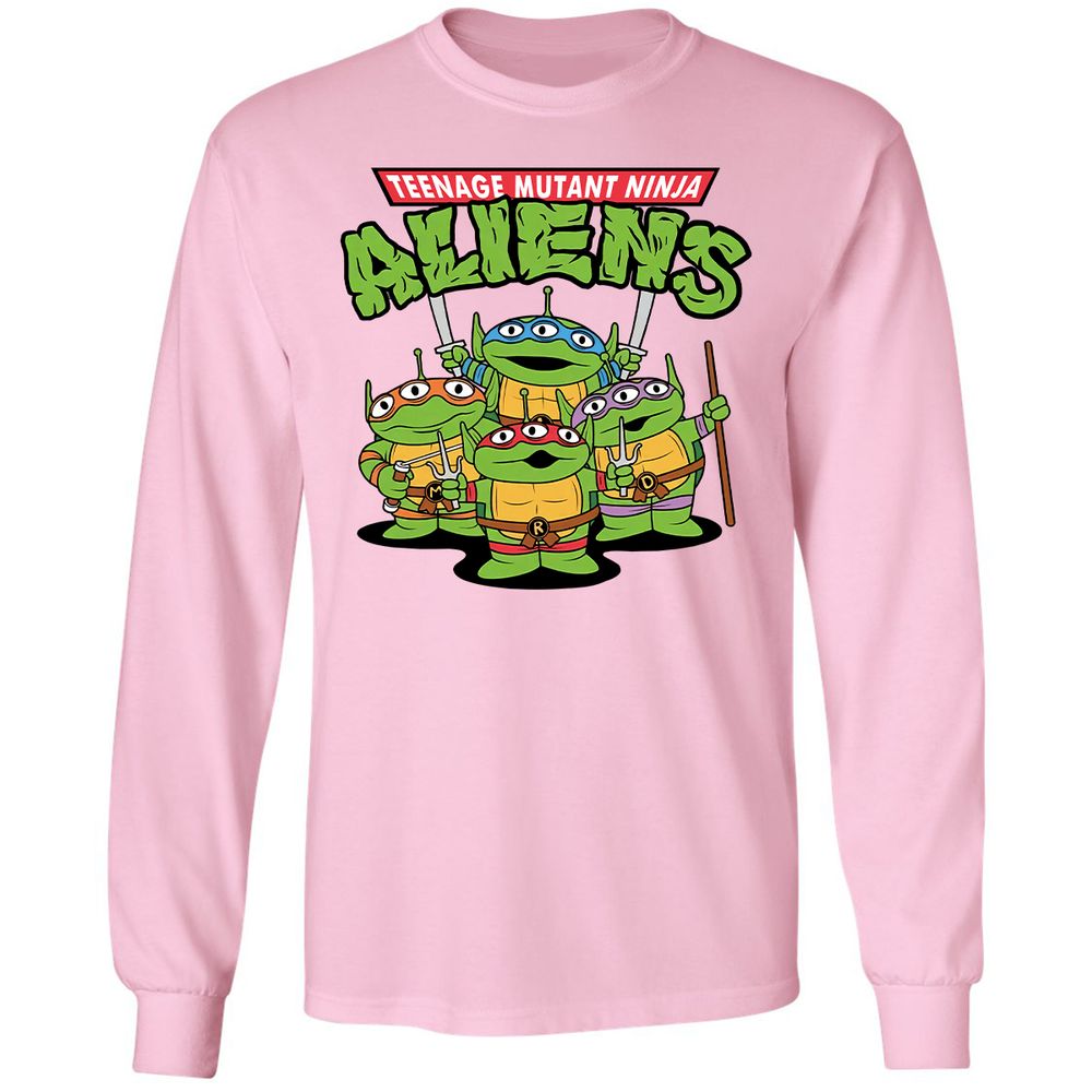 Long Sleeve T-Shirt - BPJ7G6TF - Light Pink - 3