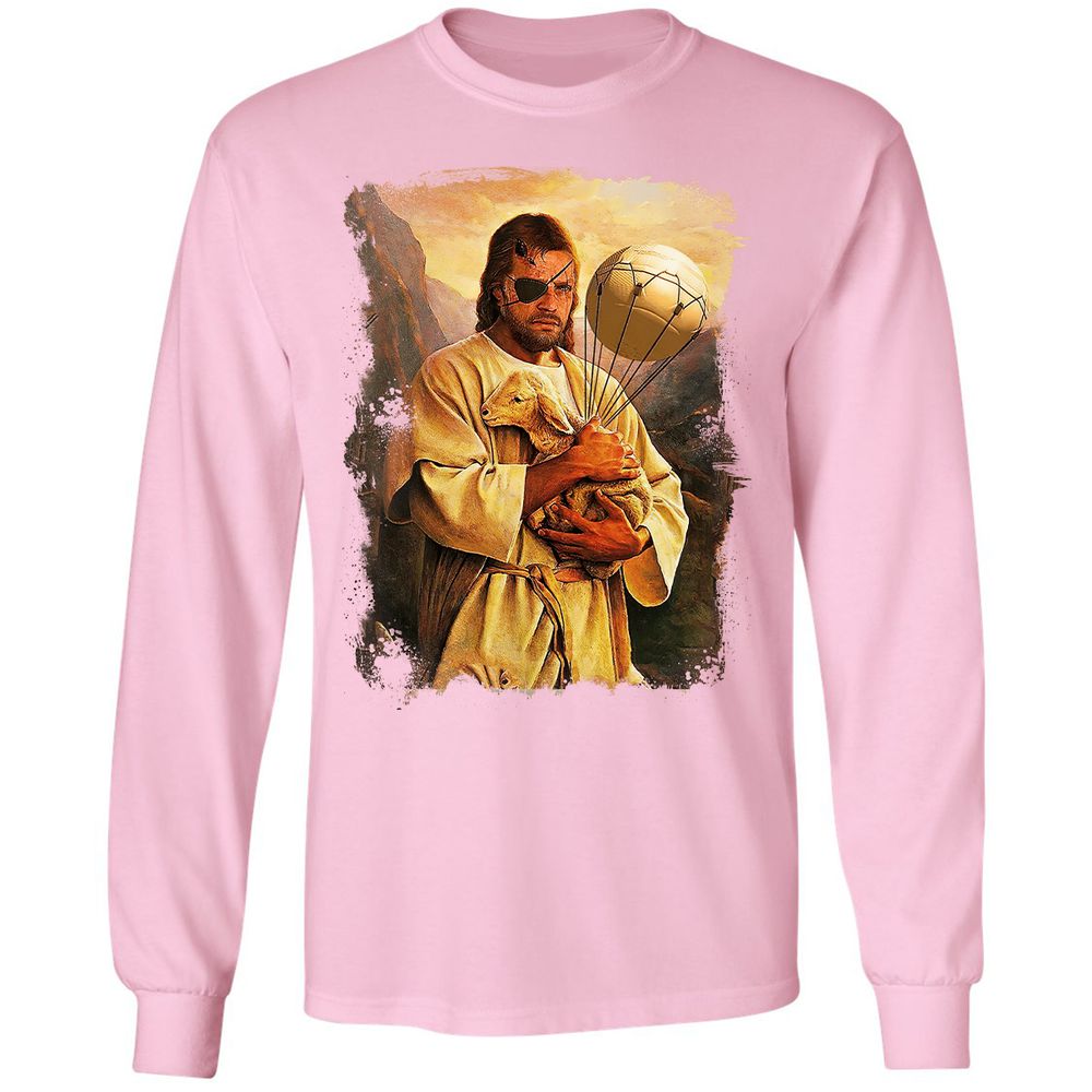Long Sleeve T-Shirt - M2H4SXZW - Light Pink - 3