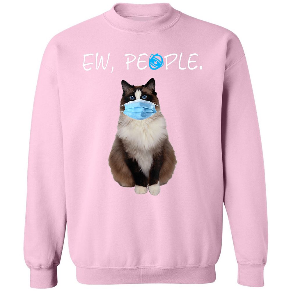 Classic Unisex Sweatshirt - LR7QXZGT - Light Pink - 3